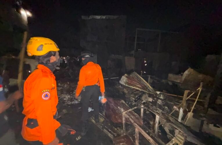 Kebakaran Kandea Makassar Rusak 37 Rumah, 245 Warga Terdampak