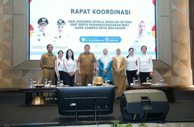Pemkot Makassar Perkuat Kolaborasi Sekolah dan Bank Sampah, Bangun Budaya Peduli Lingkungan