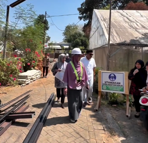 Dinas Pertanian dan Perikanan Kota Makassar Kunjungi Lokasi BPP Sudiang