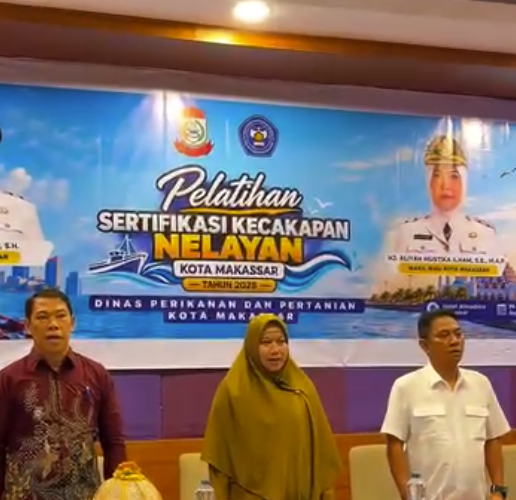 Dinas Pertanian dan Perikanan Kota Makassar Hadirkan Sertifikasi Bagi Nelayan Makassar